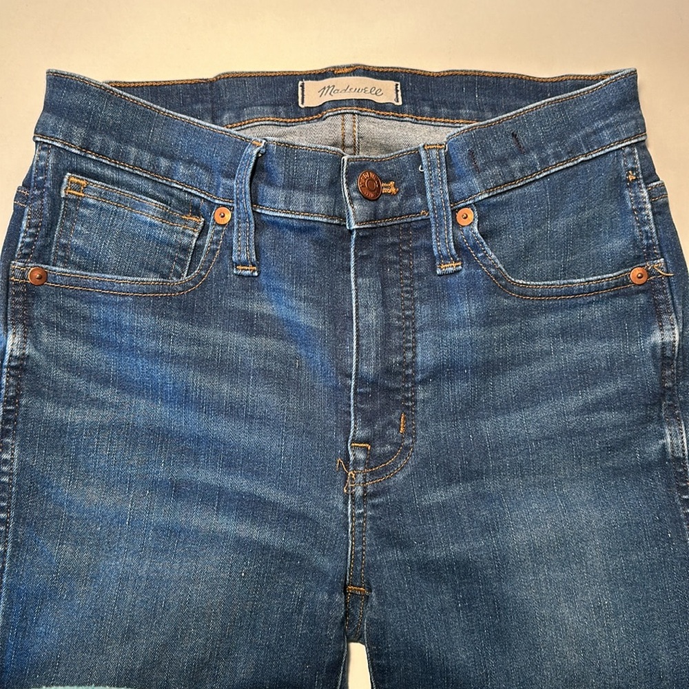 Madewell jeans 9” high rise skinny size 27